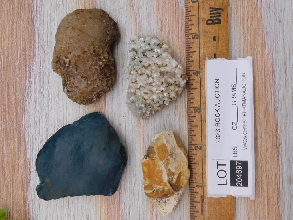 MIXED ROUGH ROCK ROCK STONE LAPIDARY SPECIMEN - 2