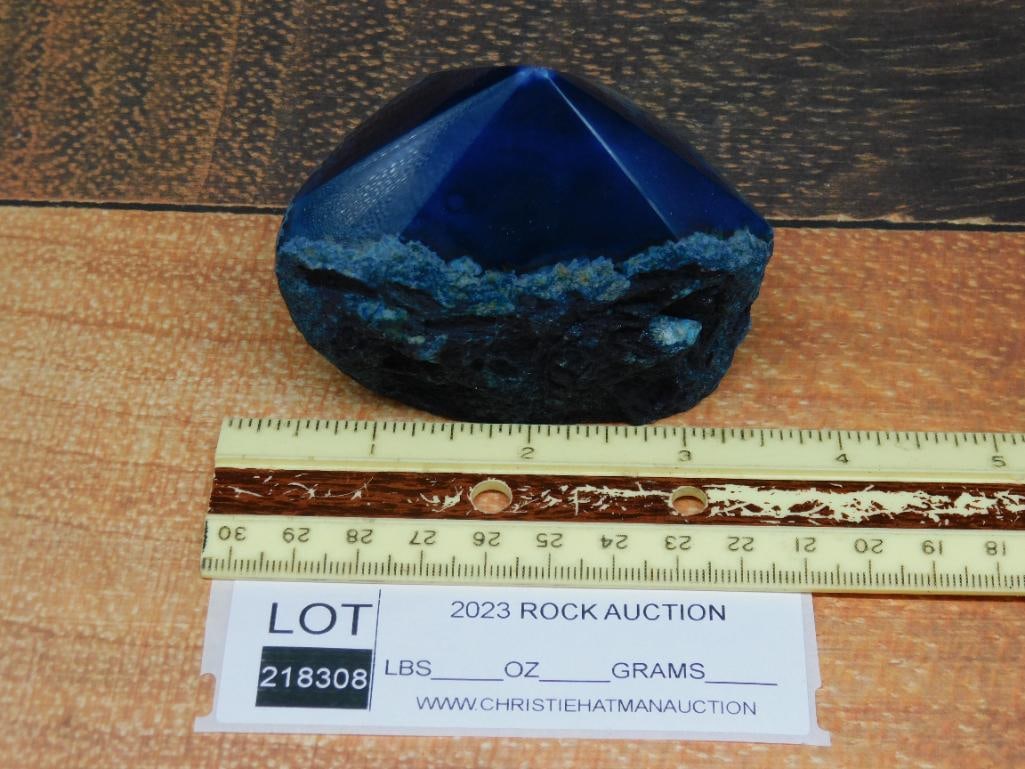 AGATE POINT ROCK STONE LAPIDARY SPECIMEN - 2