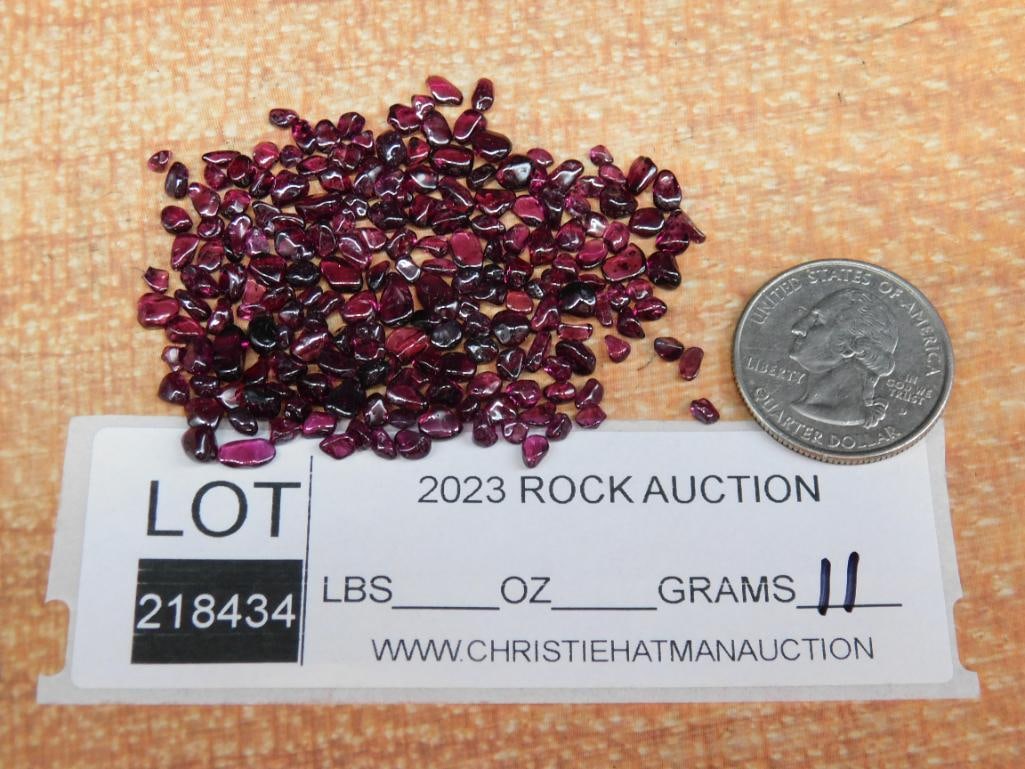 GARNET ROCK STONE LAPIDARY SPECIMEN - 2