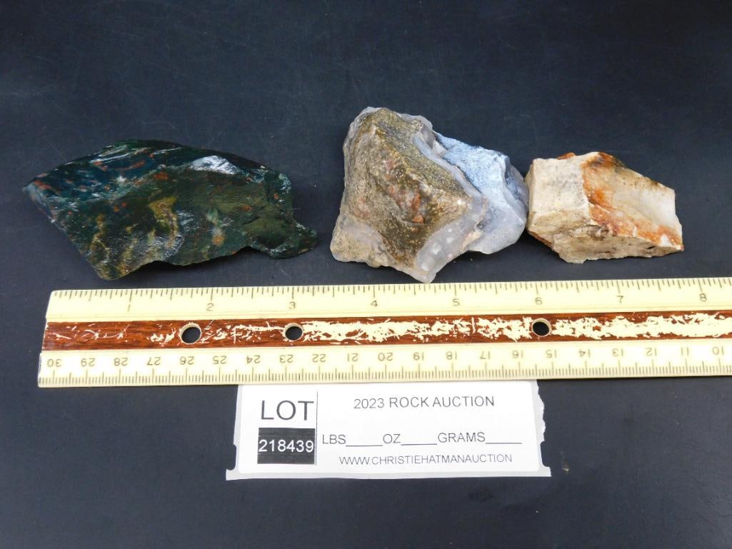 MIXED ROUGH LOT ROCK STONE LAPIDARY SPECIMEN - 2