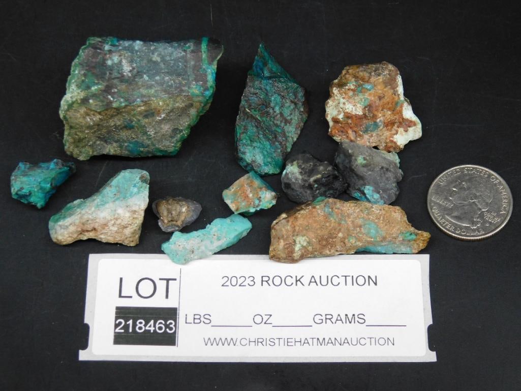 CHRYSOCOLLA ROCK STONE LAPIDARY SPECIMEN - 2