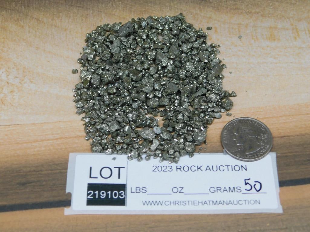 PYRITE ROCK STONE LAPIDARY SPECIMEN - 2