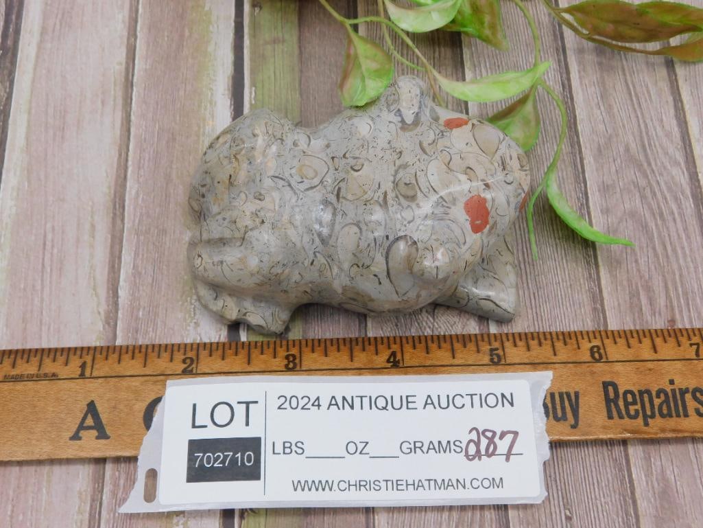 STONE FROG ROCK STONE LAPIDARY SPECIMEN - 2