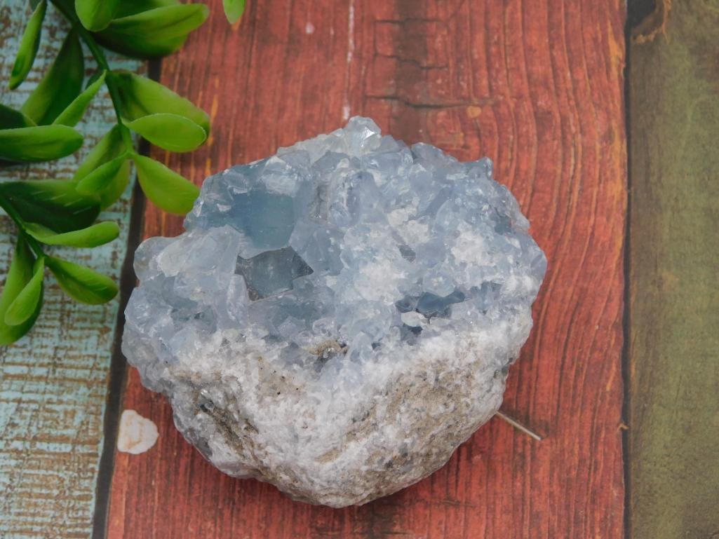 CELESTITE ROCK STONE LAPIDARY SPECIMEN - 2