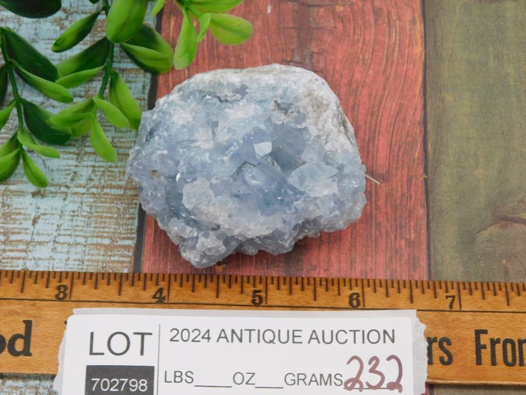 CELESTITE ROCK STONE LAPIDARY SPECIMEN - 4