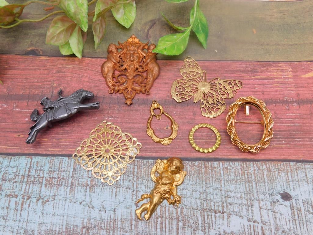 MIXED PENDANT LOT ROCK STONE LAPIDARY SPECIMEN: MIXED PENDANT LOT ROCK STONE LAPIDARY SPECIMEN