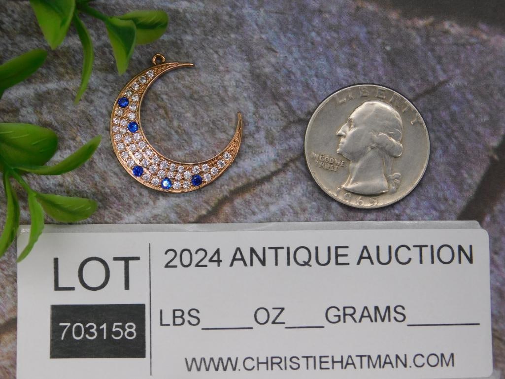 CRESCENT MOON PENDANT - 2