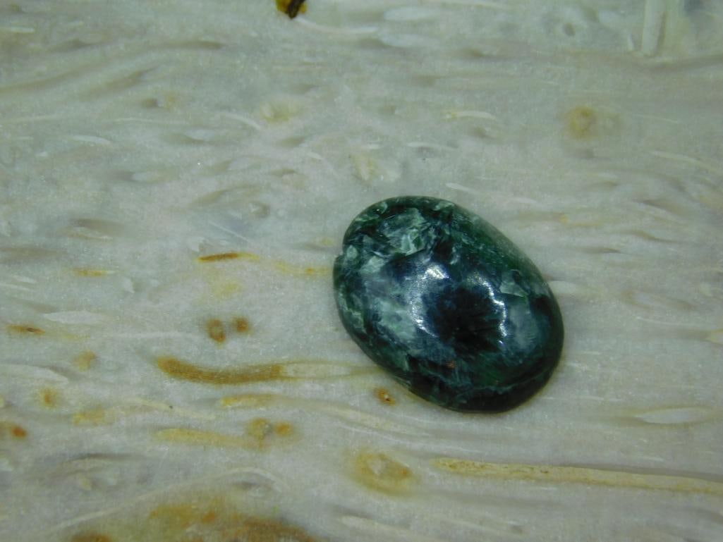 SERAPHINITE CABOCHONS ROCK STONE LAPIDARY SPECIMEN - 3