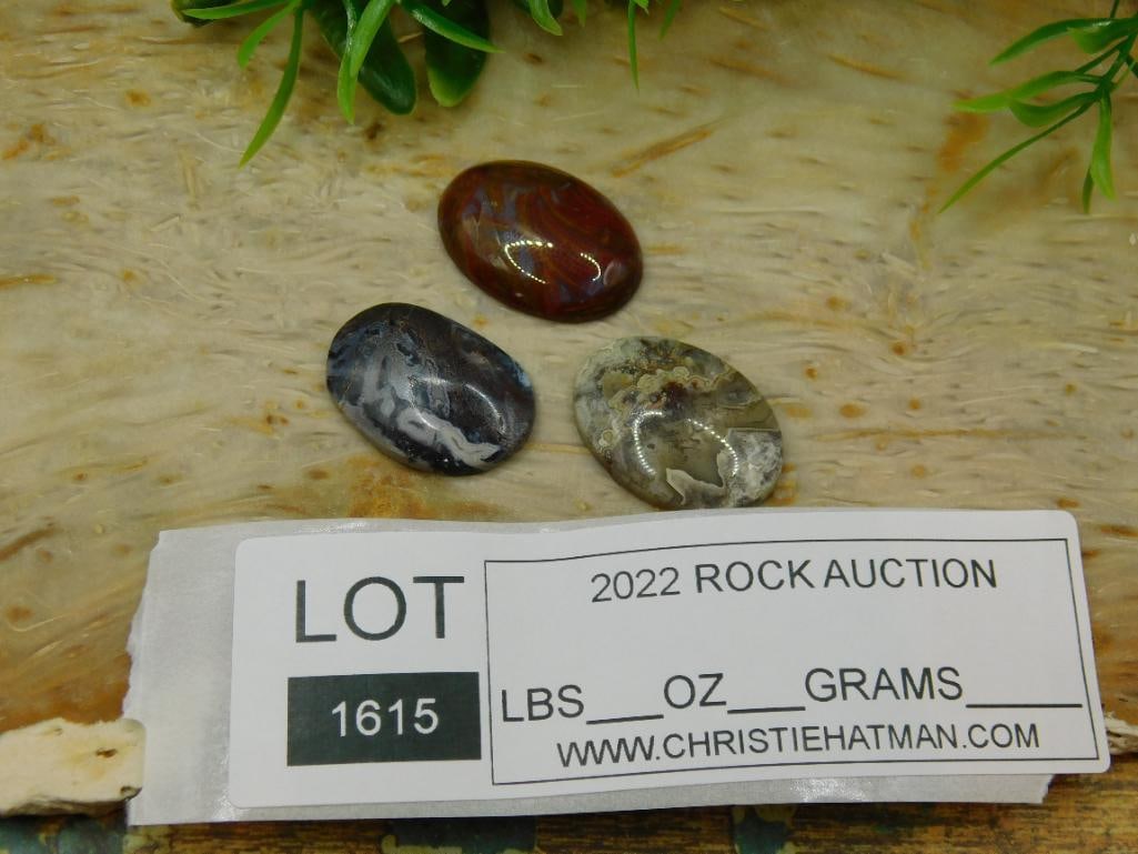CABOCHONS ROCK STONE LAPIDARY SPECIMEN - 5