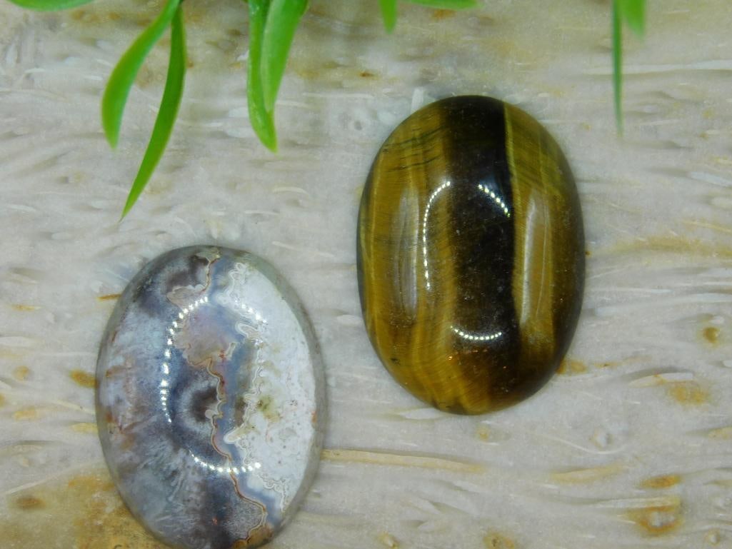 CABOCHONS ROCK STONE LAPIDARY SPECIMEN - 2