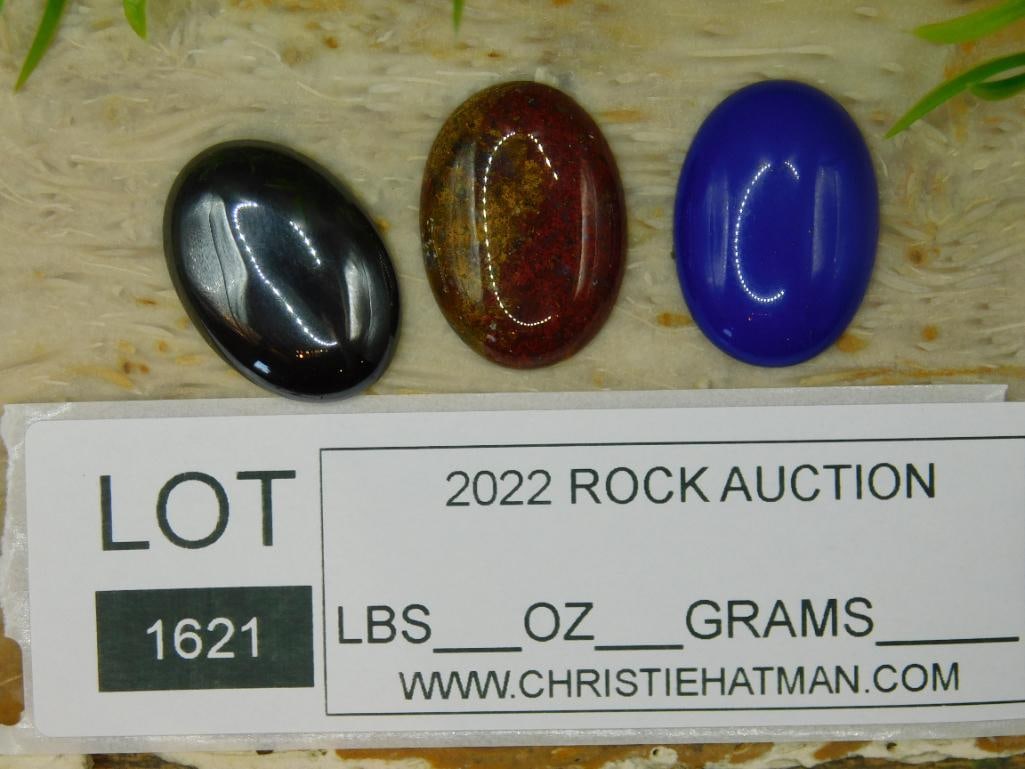 CABOCHONS ROCK STONE LAPIDARY SPECIMEN - 4