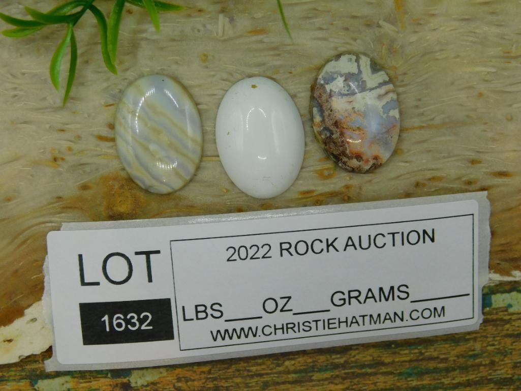 CABOCHONS ROCK STONE LAPIDARY SPECIMEN - 3