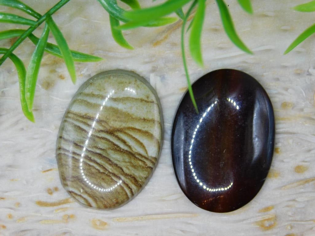 CABOCHONS ROCK STONE LAPIDARY SPECIMEN - 2