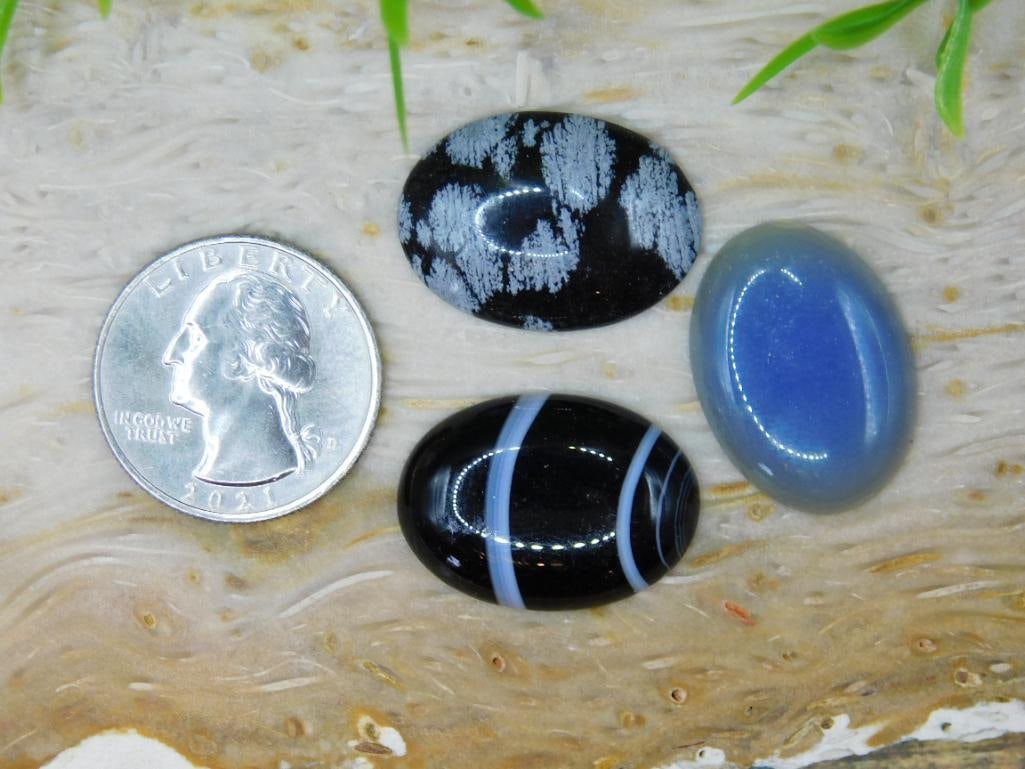 CABOCHONS ROCK STONE LAPIDARY SPECIMEN - 3