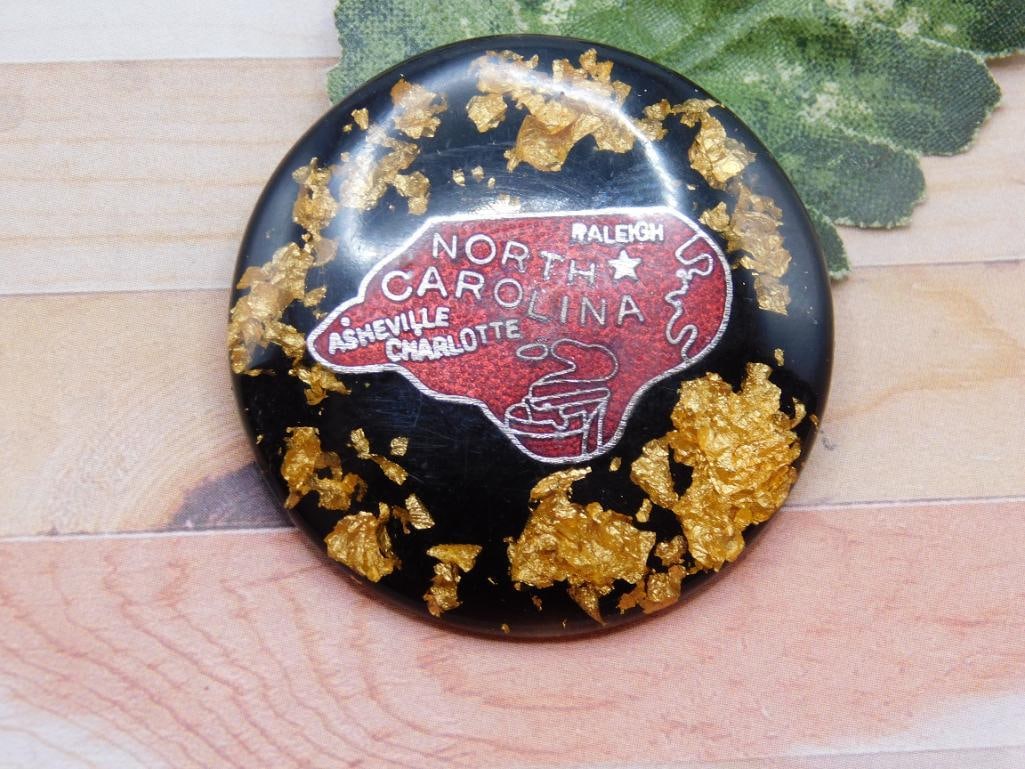 NORTH CAROLINA CABOCHON ROCK STONE LAPIDARY SPECIMEN: NORTH CAROLINA CABOCHON ROCK STONE LAPIDARY SPECIMEN