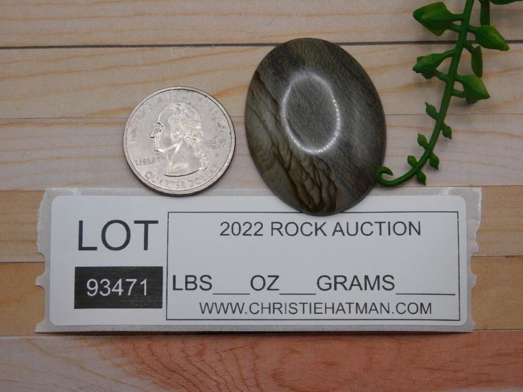 JASPER CABOCHON ROCK STONE LAPIDARY SPECIMEN - 2