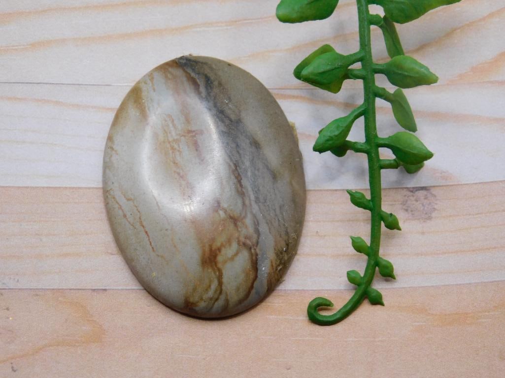 JASPER CABOCHON ROCK STONE LAPIDARY SPECIMEN: JASPER CABOCHON ROCK STONE LAPIDARY SPECIMEN