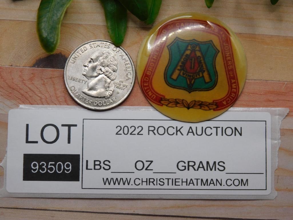 CARPENTER CABOCHON ROCK STONE LAPIDARY SPECIMEN - 2