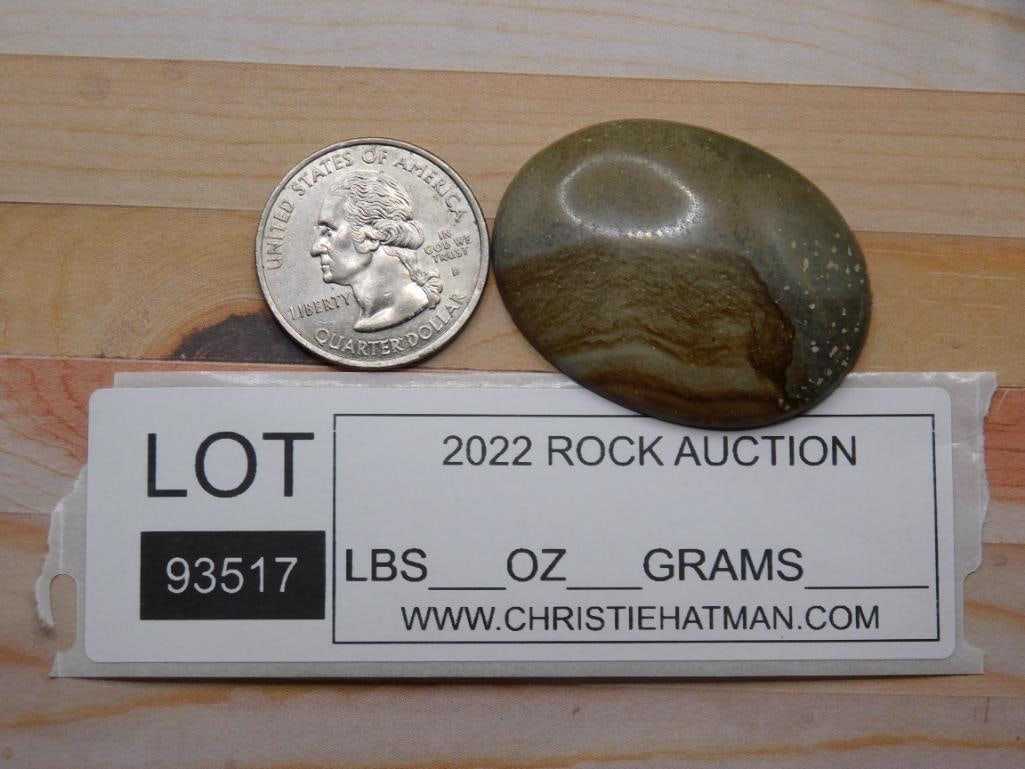 JASPER CABOCHON ROCK STONE LAPIDARY SPECIMEN - 2