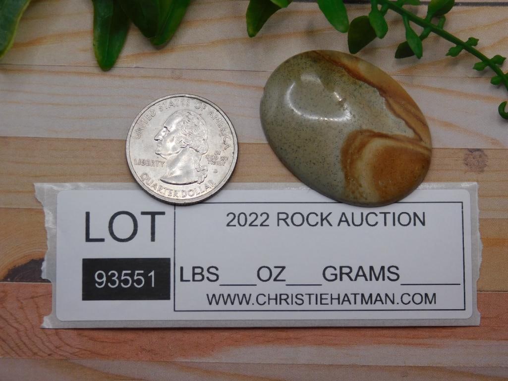 JASPER CABOCHON ROCK STONE LAPIDARY SPECIMEN - 2