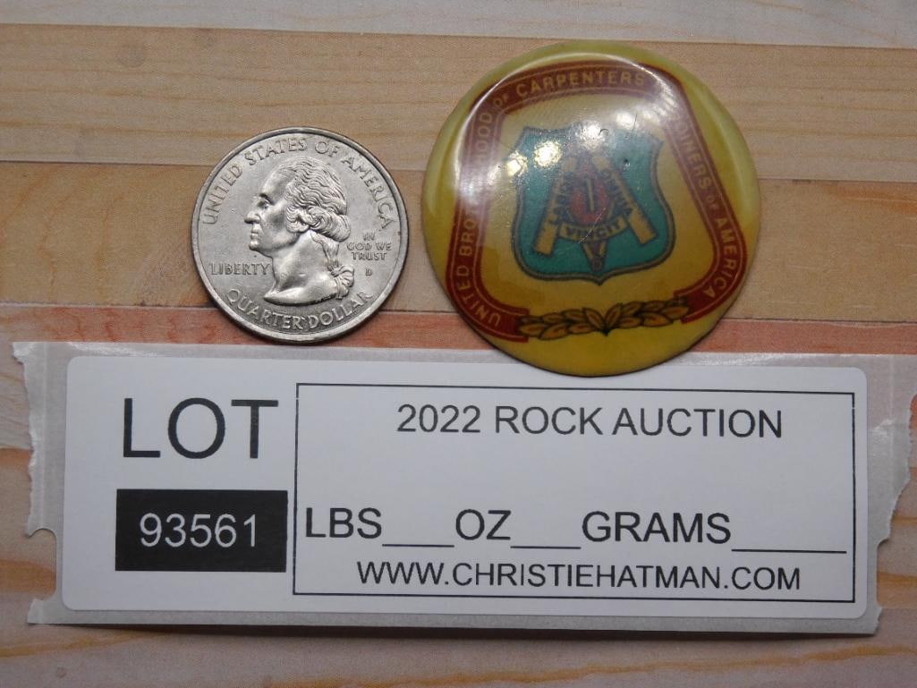 CARPENTER CABOCHON ROCK STONE LAPIDARY SPECIMEN - 2