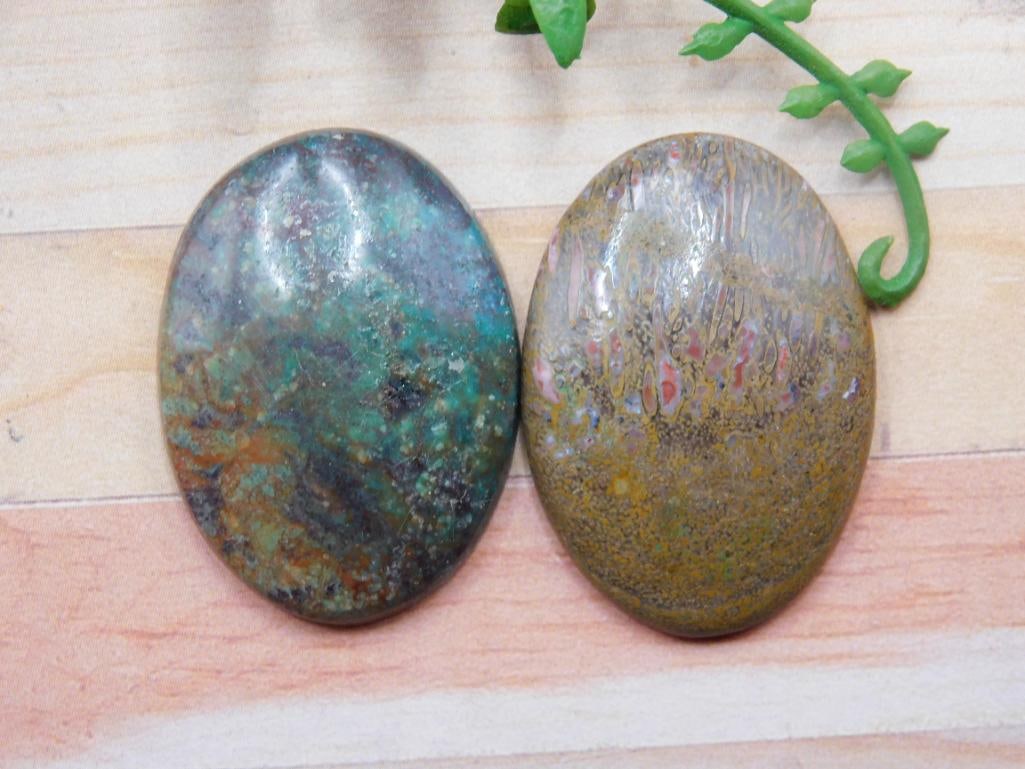 CABOCHONS ROCK STONE LAPIDARY SPECIMEN (1 of 2)