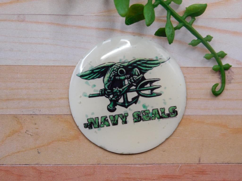NAVY SEAL CABOCHON ROCK STONE LAPIDARY SPECIMEN: NAVY SEAL CABOCHON ROCK STONE LAPIDARY SPECIMEN