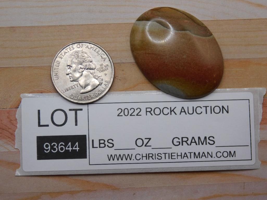 JASPER CABOCHON ROCK STONE LAPIDARY SPECIMEN - 2