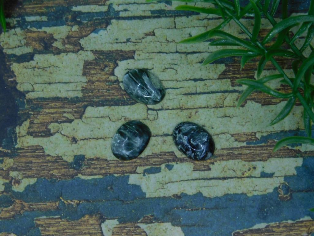 SERAPHINITE CABOCHONS ROCK STONE LAPIDARY SPECIMEN