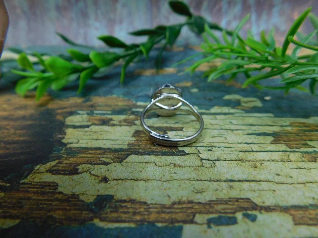 CATS EYE RING ROCK STONE LAPIDARY SPECIMEN - 3