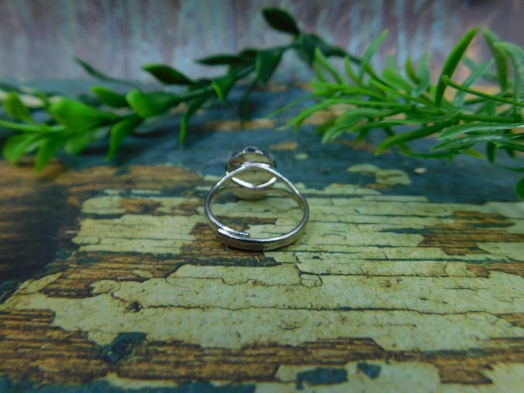 CATS EYE RING ROCK STONE LAPIDARY SPECIMEN - 4