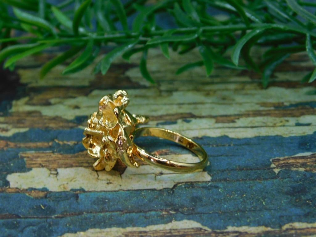 FLOWER RING ROCK STONE LAPIDARY SPECIMEN - 2