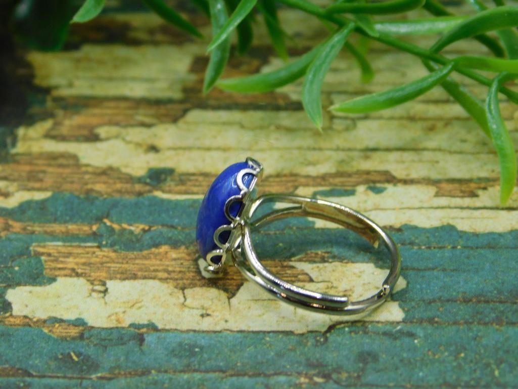 LAPIS LAZULI RING ROCK STONE LAPIDARY SPECIMEN - 2