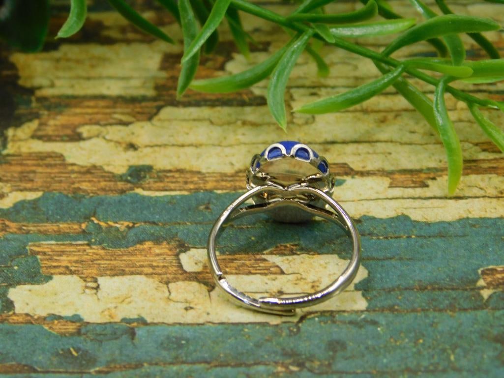LAPIS LAZULI RING ROCK STONE LAPIDARY SPECIMEN - 3
