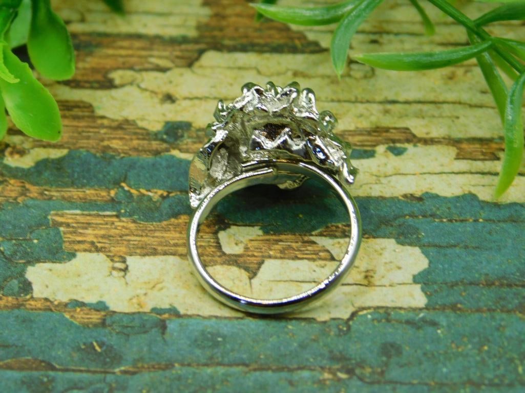 FLOWER RING ROCK STONE LAPIDARY SPECIMEN - 3