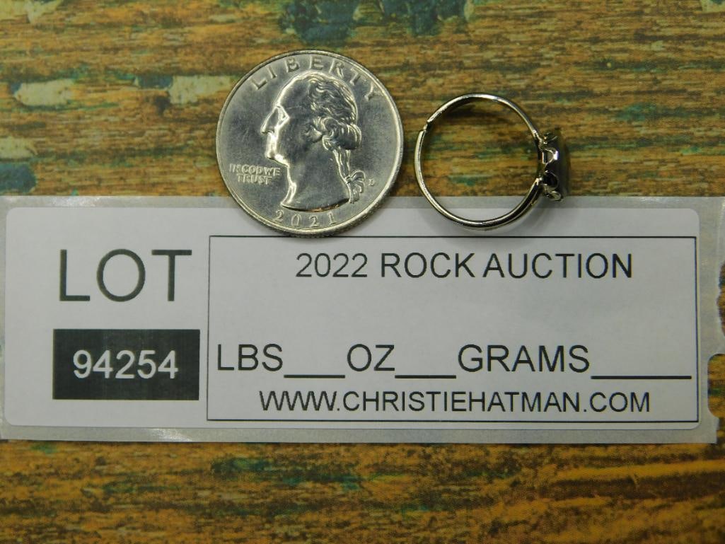 ABALONE RING ROCK STONE LAPIDARY SPECIMEN - 3