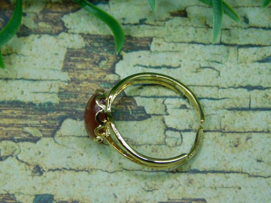 CARNELIAN RING ROCK STONE LAPIDARY SPECIMEN - 2