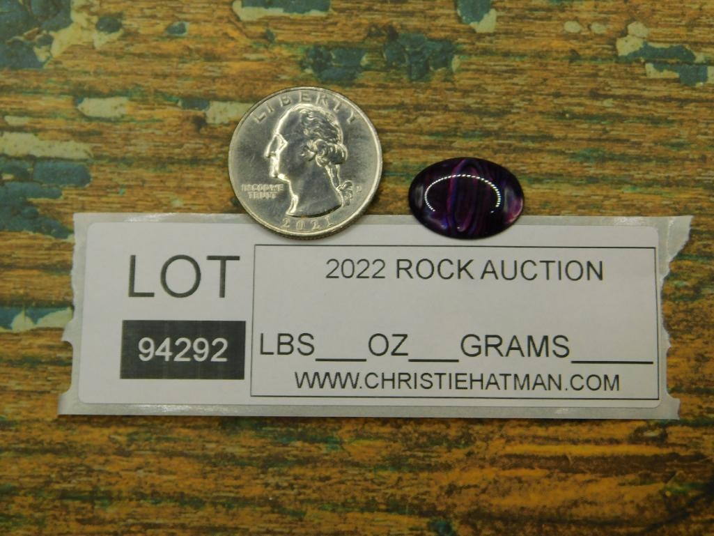 ABALONE CABOCHON ROCK STONE LAPIDARY SPECIMEN - 3