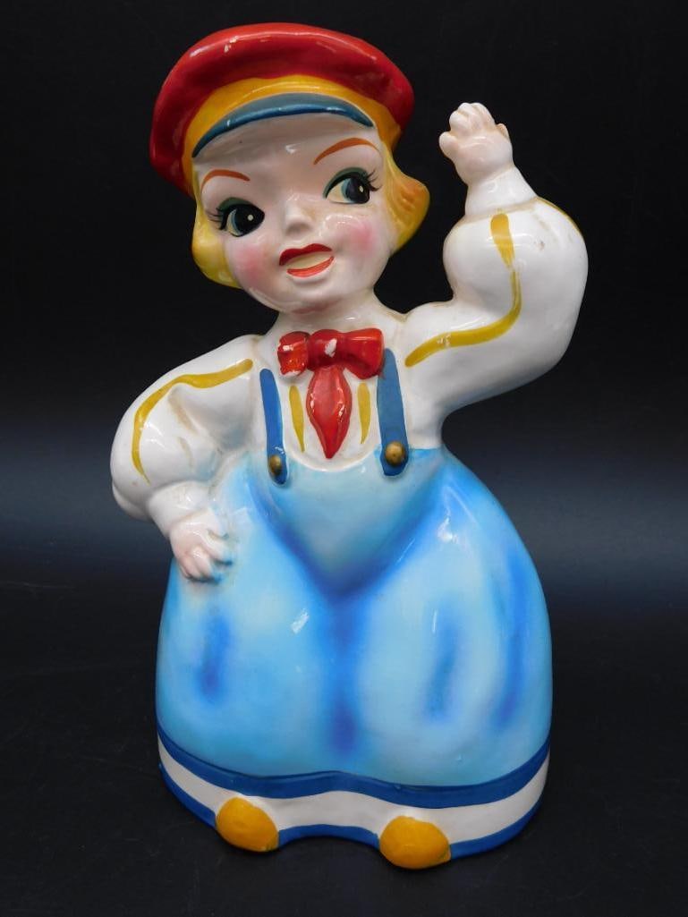 JAPANESE KREISS AND COMPANY FIGURINE VINTAGE ANTIQUE: JAPANESE KREISS AND COMPANY FIGURINE VINTAGE ANTIQUE