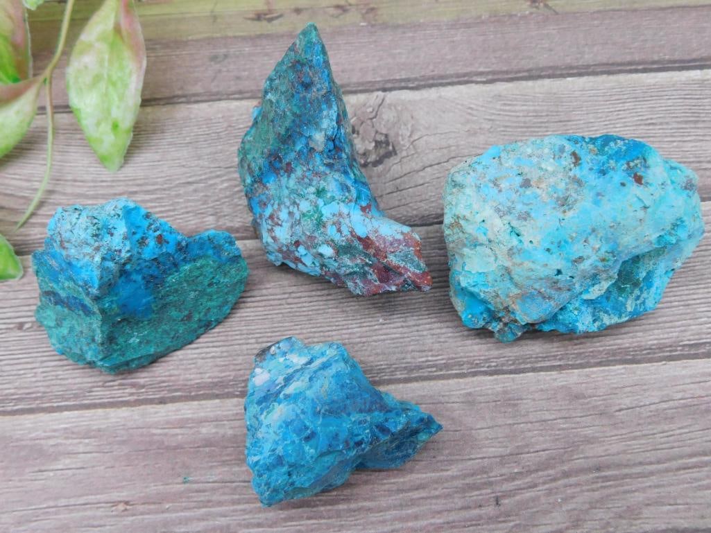 CHRYSOCOLLA ROCK STONE LAPIDARY SPECIMEN - 3