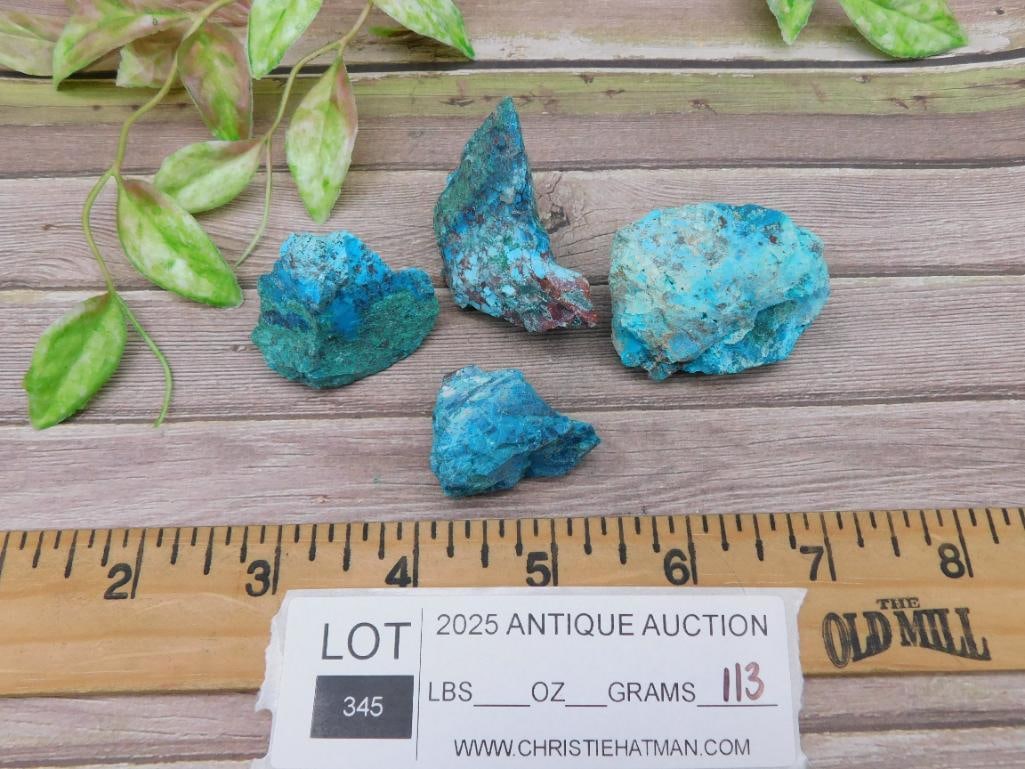 CHRYSOCOLLA ROCK STONE LAPIDARY SPECIMEN - 4