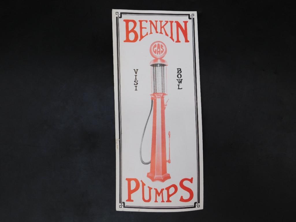 Benkin Pumps Advertising Brochure in Vintage Style: Benkin Pumps Advertising Brochure in Vintage Style