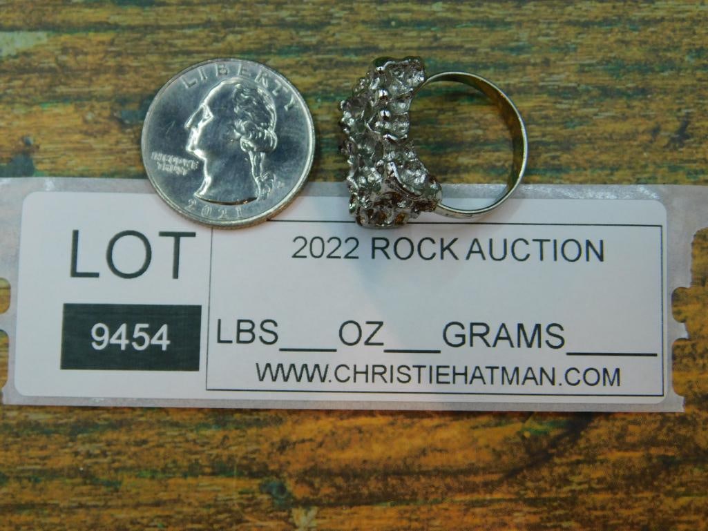 RING ROCK STONE LAPIDARY SPECIMEN - 4