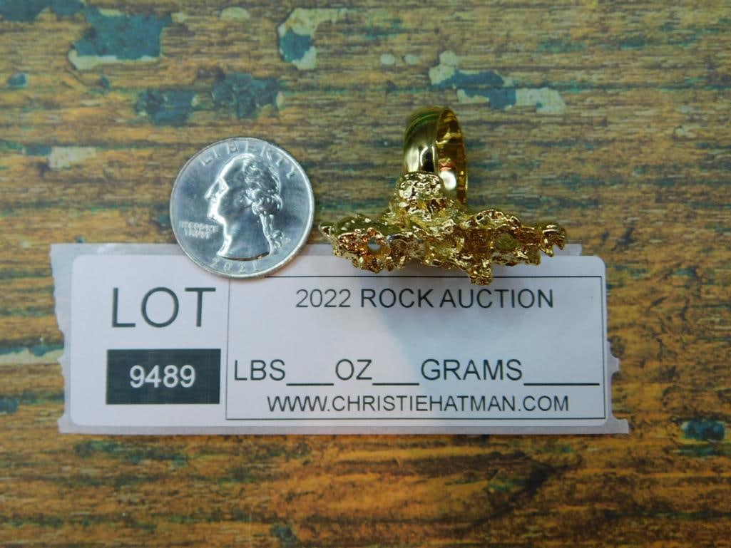 RING ROCK STONE LAPIDARY SPECIMEN - 4