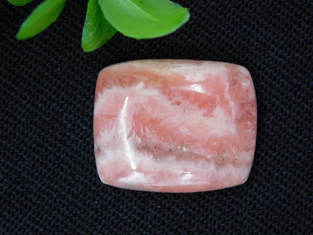 RHODOCHROSITE CABOCHON ROCK STONE LAPIDARY SPECIMEN: RHODOCHROSITE CABOCHON ROCK STONE LAPIDARY SPECIMEN