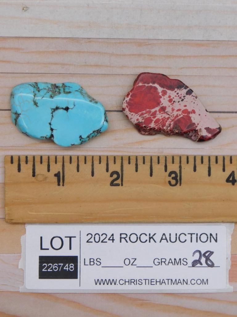 IMPRESSION JASPER ROCK STONE LAPIDARY SPECIMEN - 2