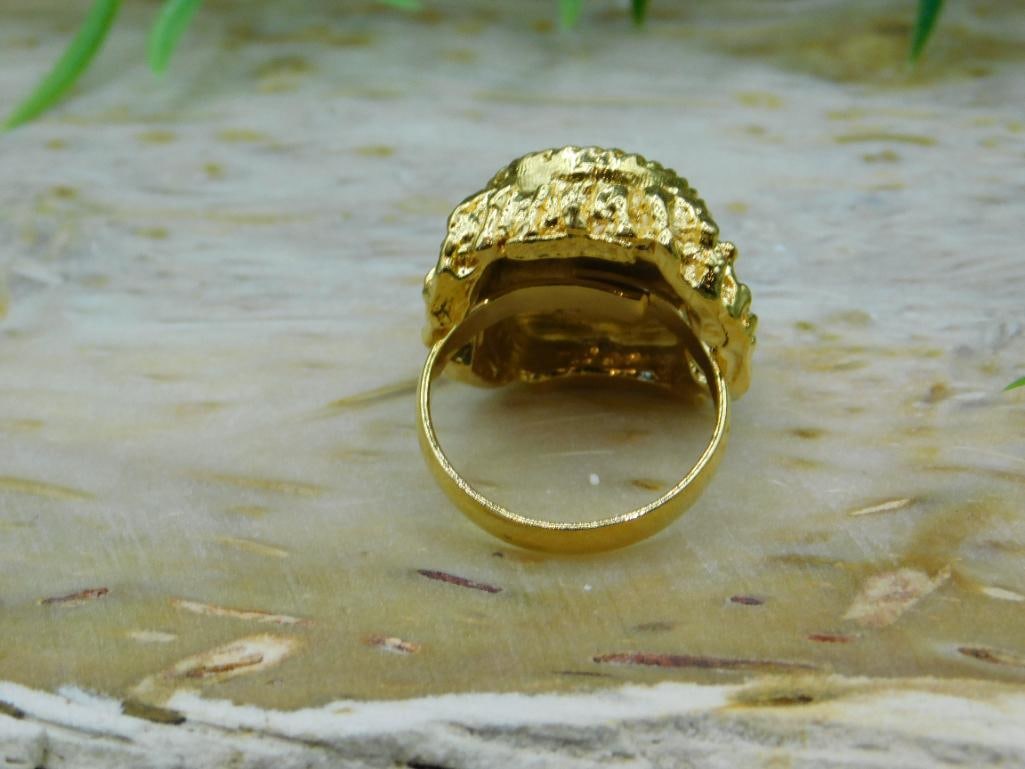 TIGERS EYE RING ROCK STONE LAPIDARY SPECIMEN - 3