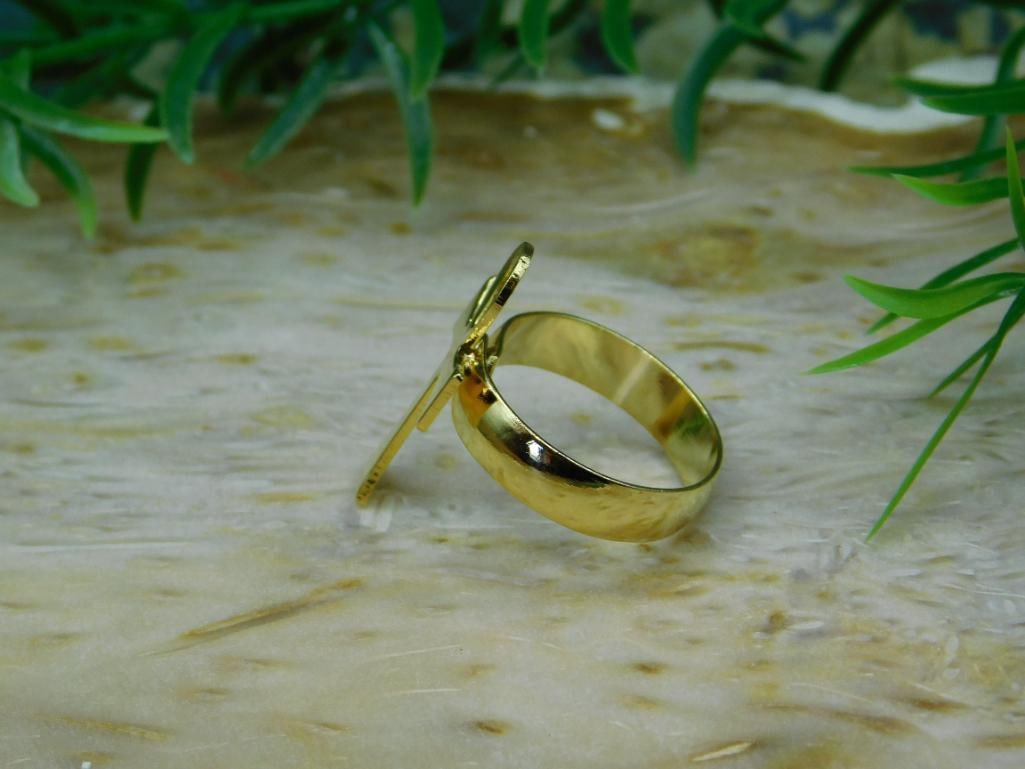 ANKH RING ROCK STONE LAPIDARY SPECIMEN - 2