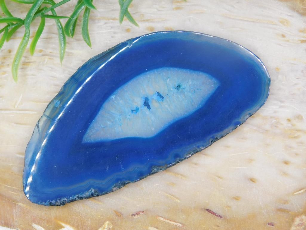 AGATE SLICE ROCK STONE LAPIDARY SPECIMEN - 2