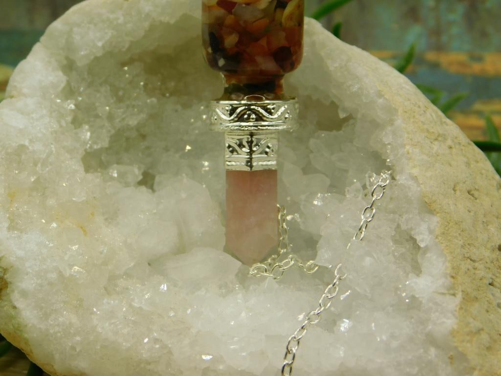 MIXED STONE PENDULUM ROCK STONE LAPIDARY SPECIMEN - 3